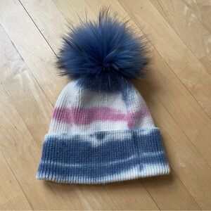 Heavyweight PNYC winter beanie with angora pom-pom